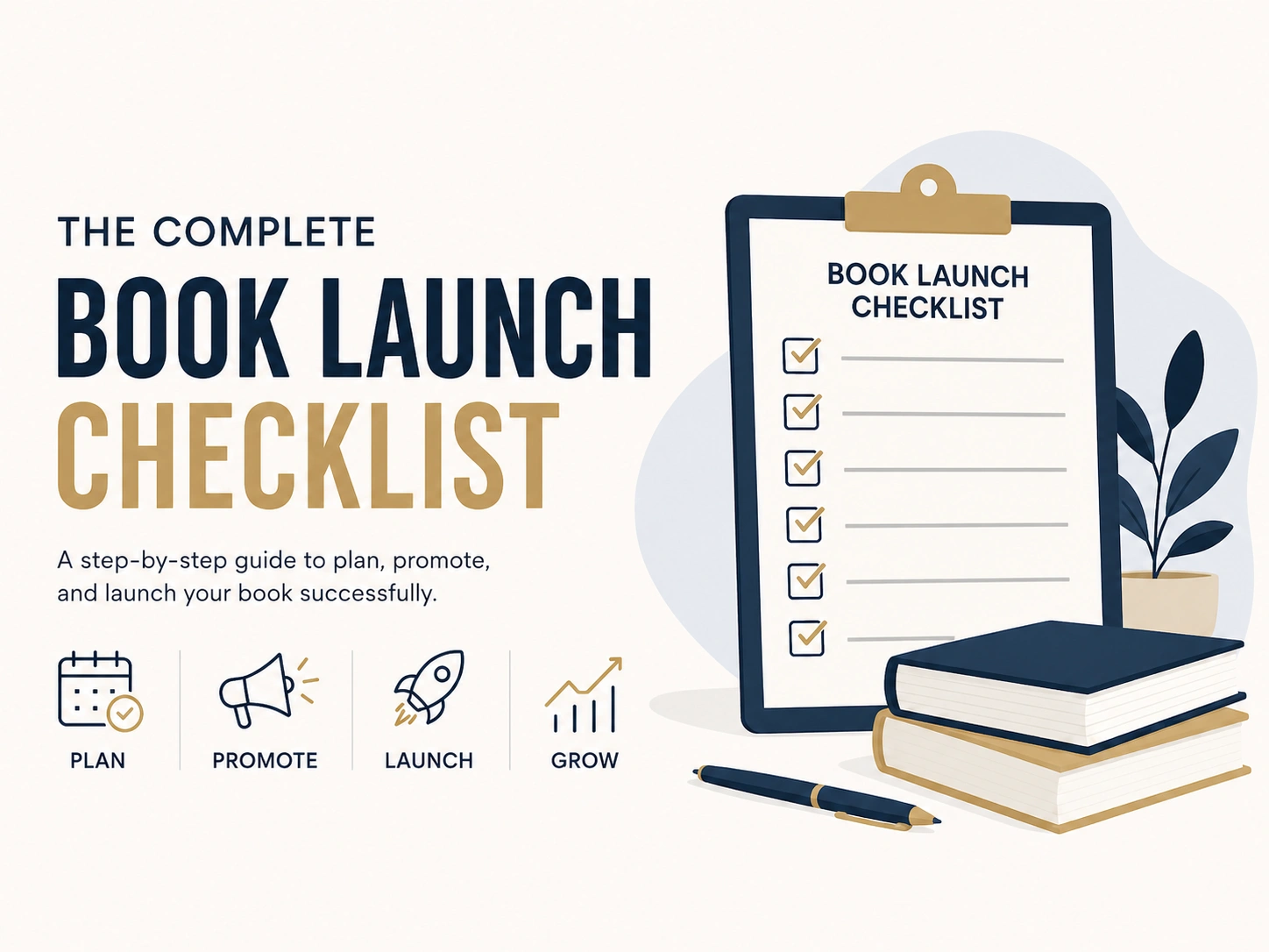 Book Launch Checklist Infographic
